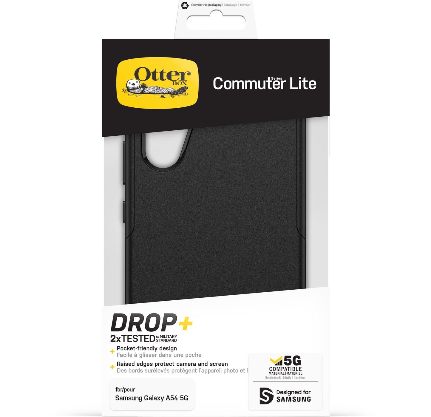 OtterBox Commuter Series Lite Case for Samsung Galaxy A54 5G - Black