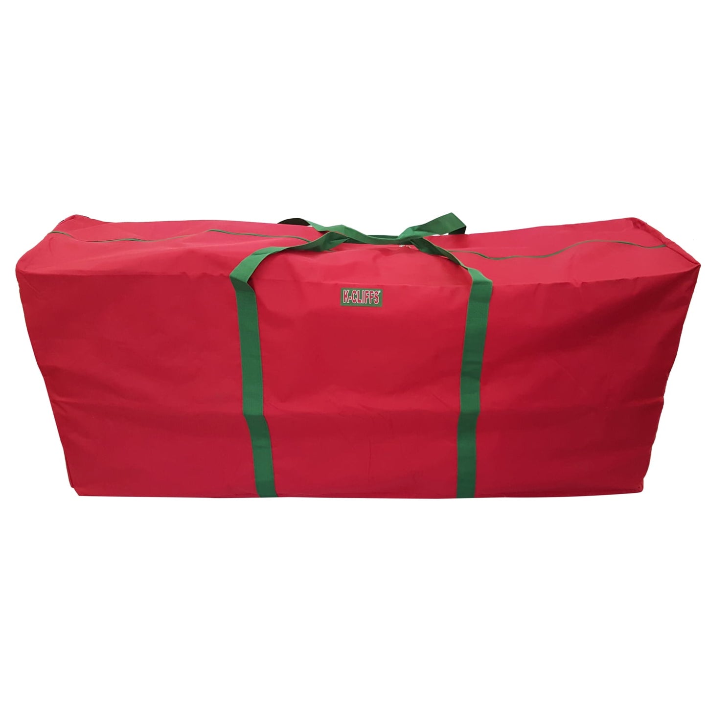 K-cliffs Heavy Duty Christmas Tree Storage Bag Fits up to 9 Foot Tree, Red Extra Large 65inch