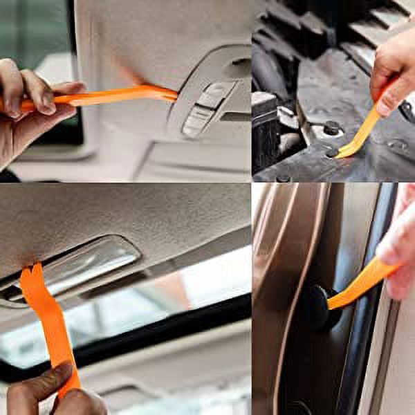 18pcs Car Tools Kit With Long Handle Tool Air Bladder Trim Removal Tools Fastener Nuts For All Vehicle Types